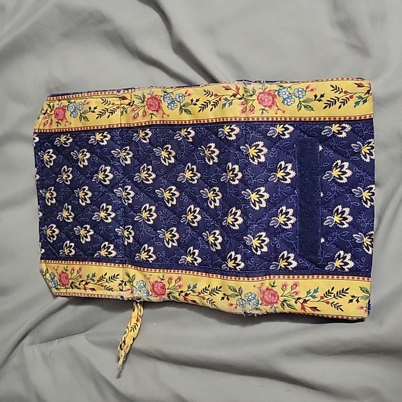 Retired Vera Bradley Maison Blue Tri-fold Clutch Wallet - Picture 6 of 7